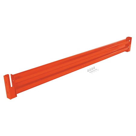 Vestil Drop-In Style Guard Rail 10 Ft Orange GR-F2R-DI-10-OR